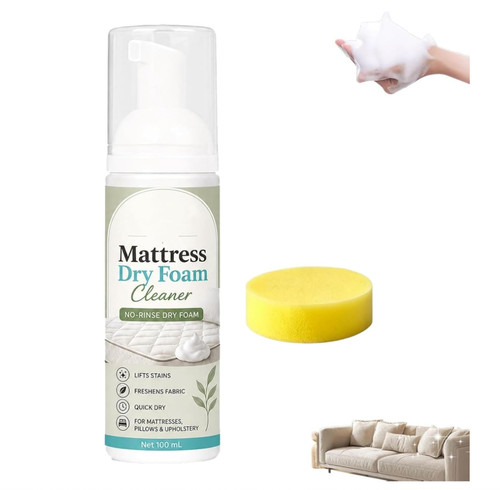 Rinse mattress dry foam - no-rinse,